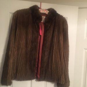 Barely worn waist length mink coat
